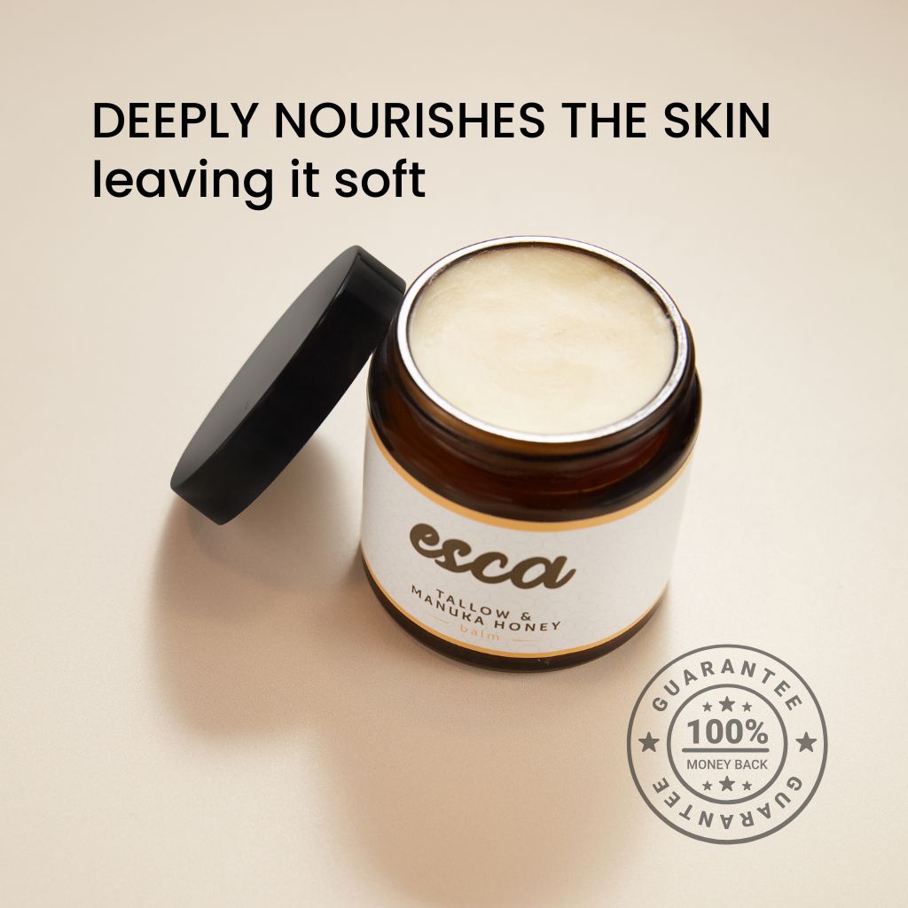 Tallow and Manuka Honey Balm Acne prone skin