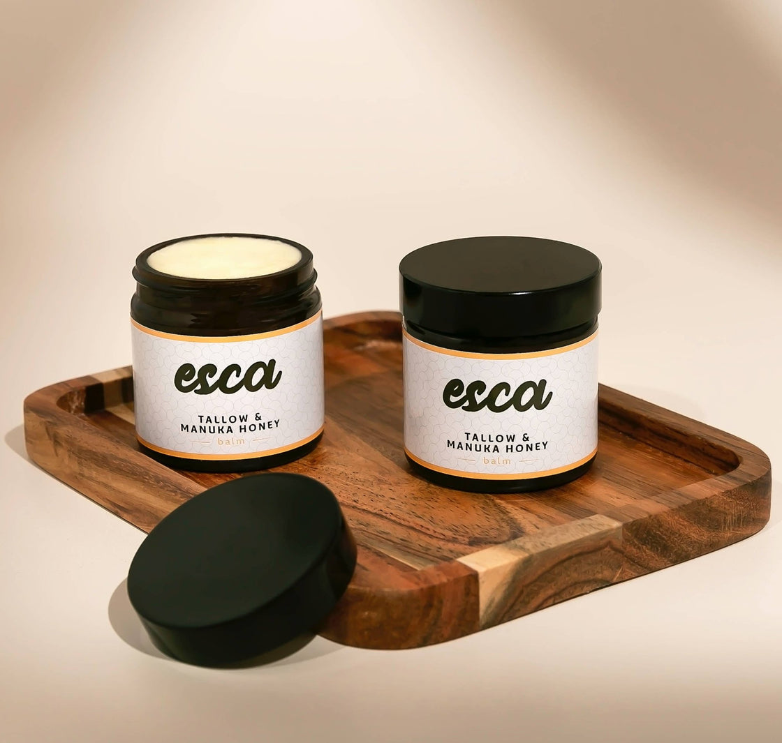 Tallow and Manuka Honey Balm Grass-Fed Tallow Balm , Organic Skincare