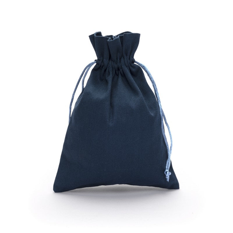 Gift Bag - Cotton Bag With Silk Drawstring