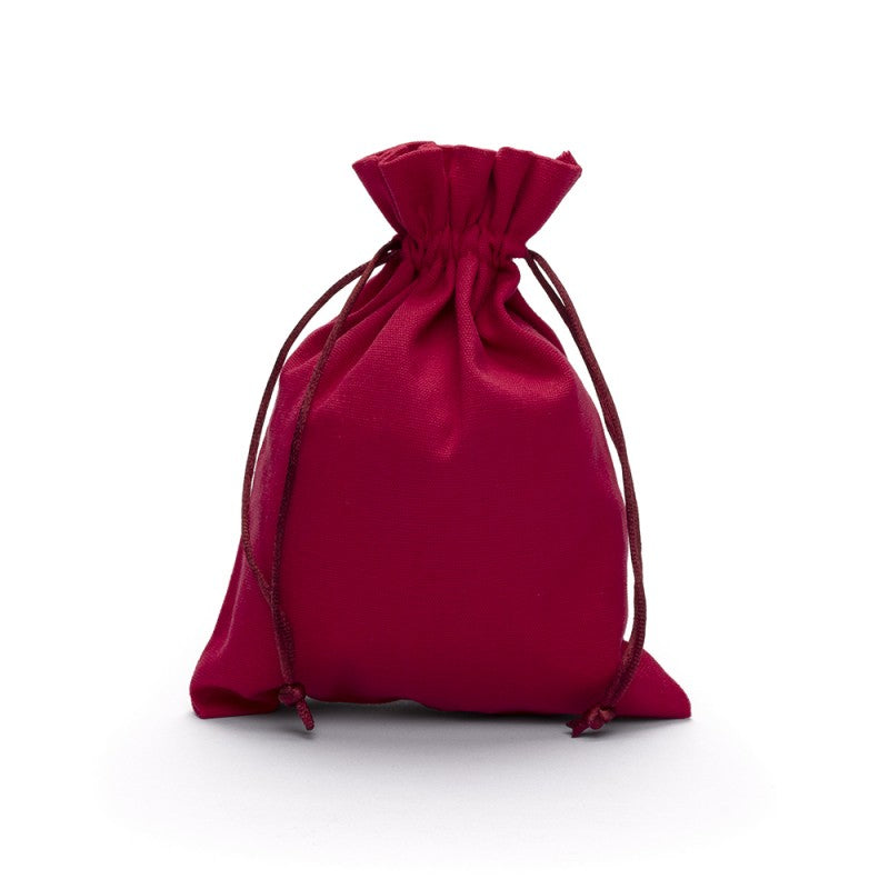 Gift Bag - Cotton Bag With Silk Drawstring