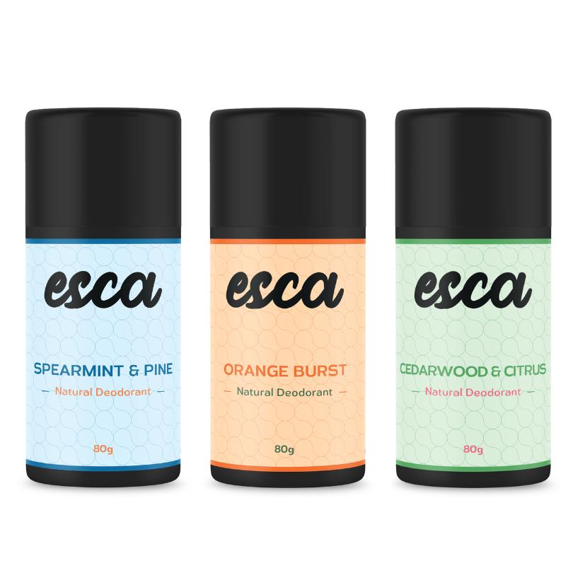 Esca Natural Deodorant - Triple Crown Bundle