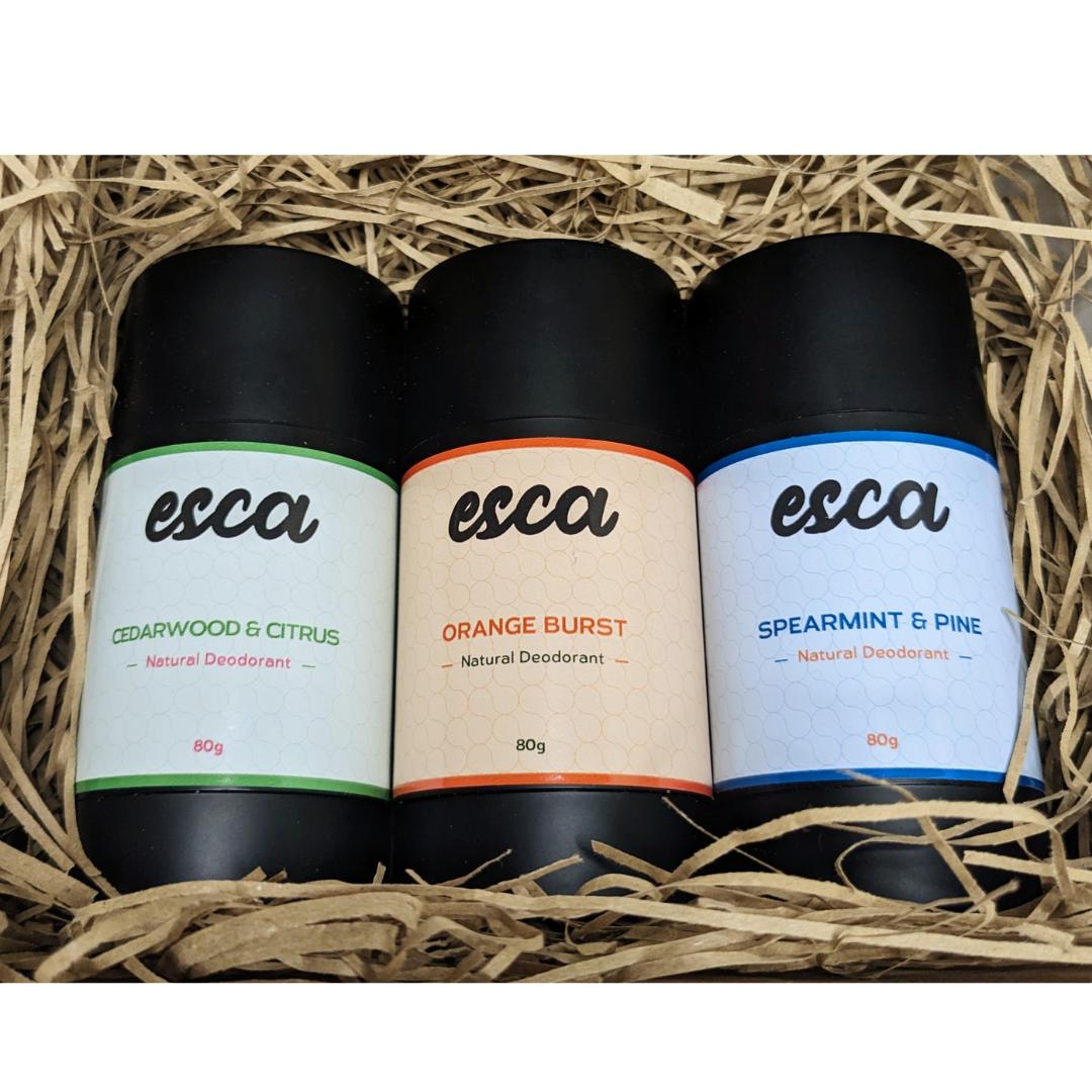 Esca Natural Deodorant - Triple Crown Bundle - Esca